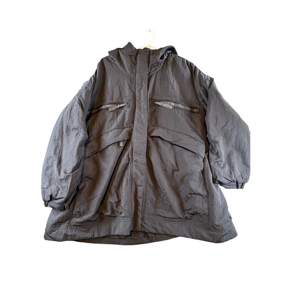 FP Movement Free People All I Need Parka Black Primaloft Hooded Jacket XS/S